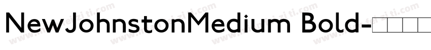 NewJohnstonMedium Bold字体转换